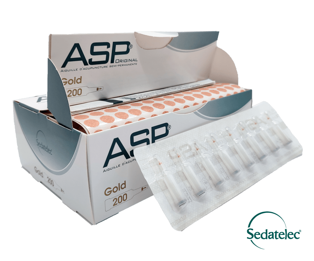 Sedatelec ASP® GOLD - златни игли за аурикулотерапия