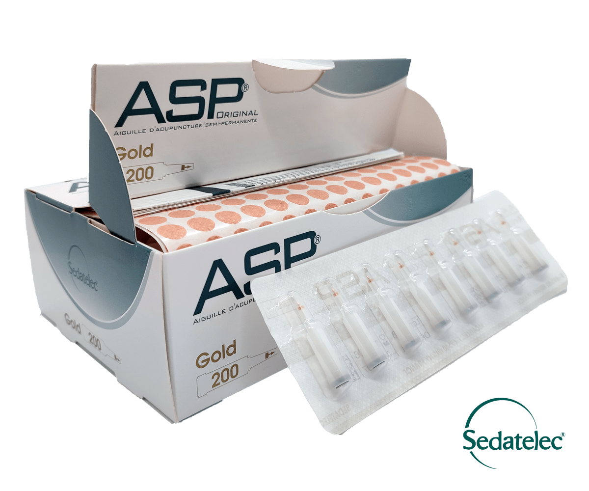 Sedatelec ASP® GOLD - златни игли за аурикулотерапия