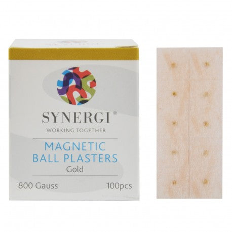 Synergi magnetic ball plasters- goud (100 st.)