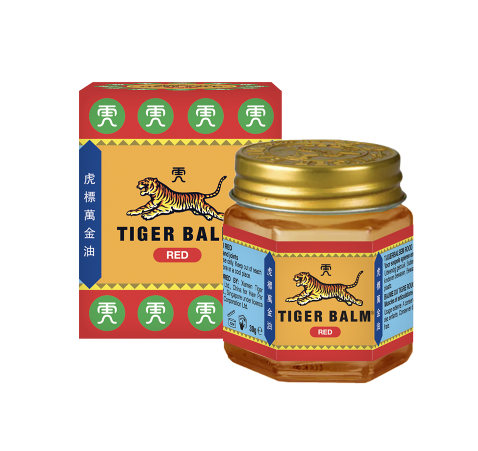 Tiger Balm, червен, затоплящ, 19 гр.